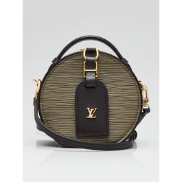 Louis Vuitton Louis Vuitton Kaki Epi Leather Mini Boite Chapeau Bag