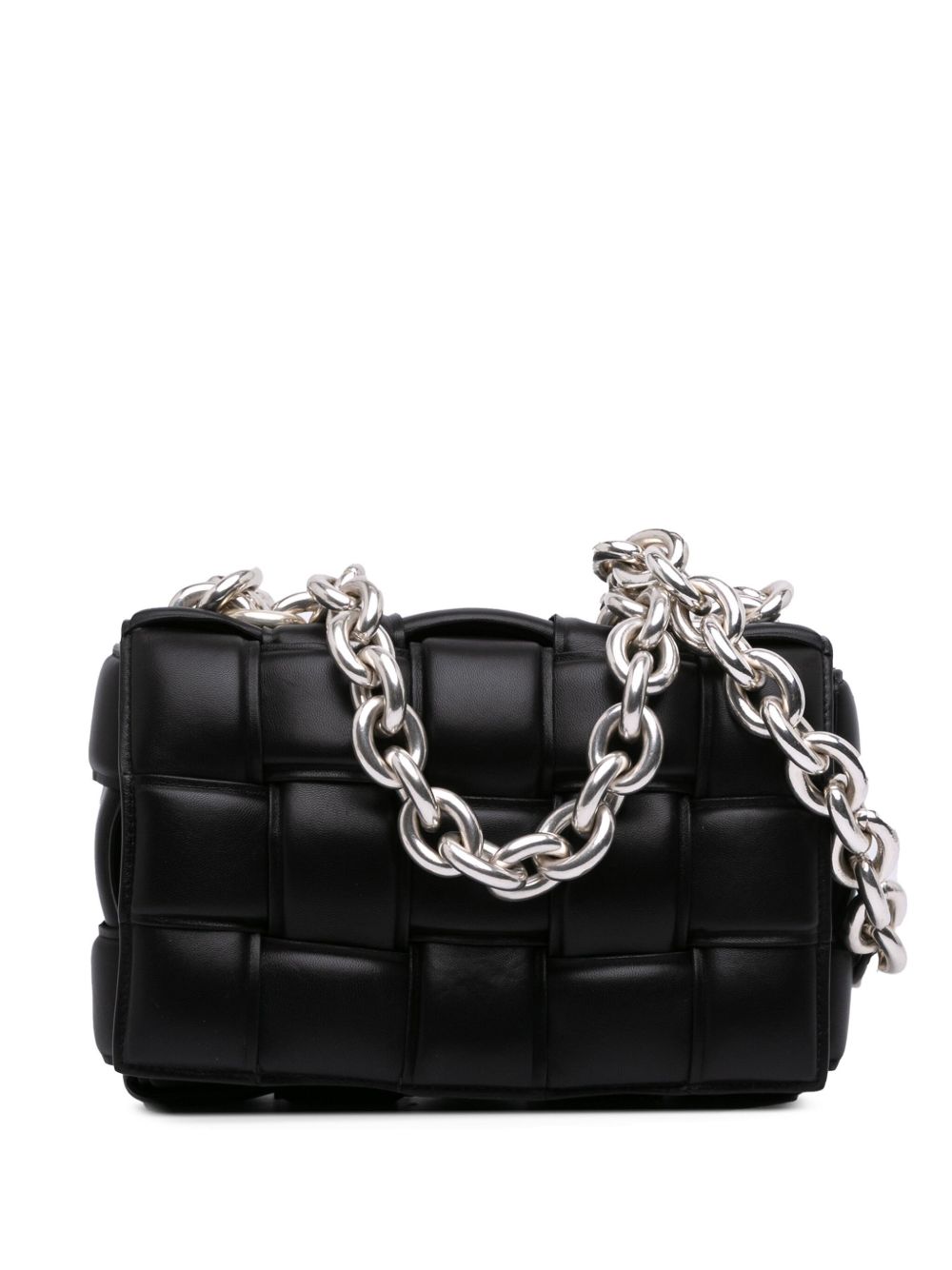 2012-2025 Nappa Intrecciato Padded Chain Cassette satchel