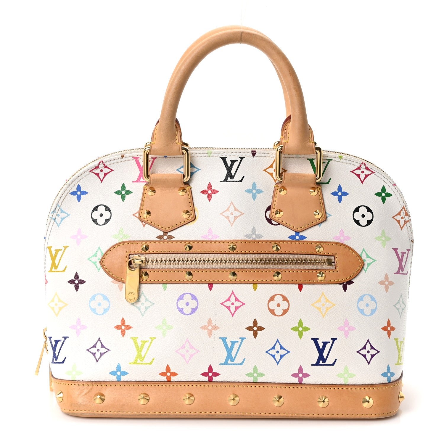 Louis Vuitton Monogram Multicolor Alma White