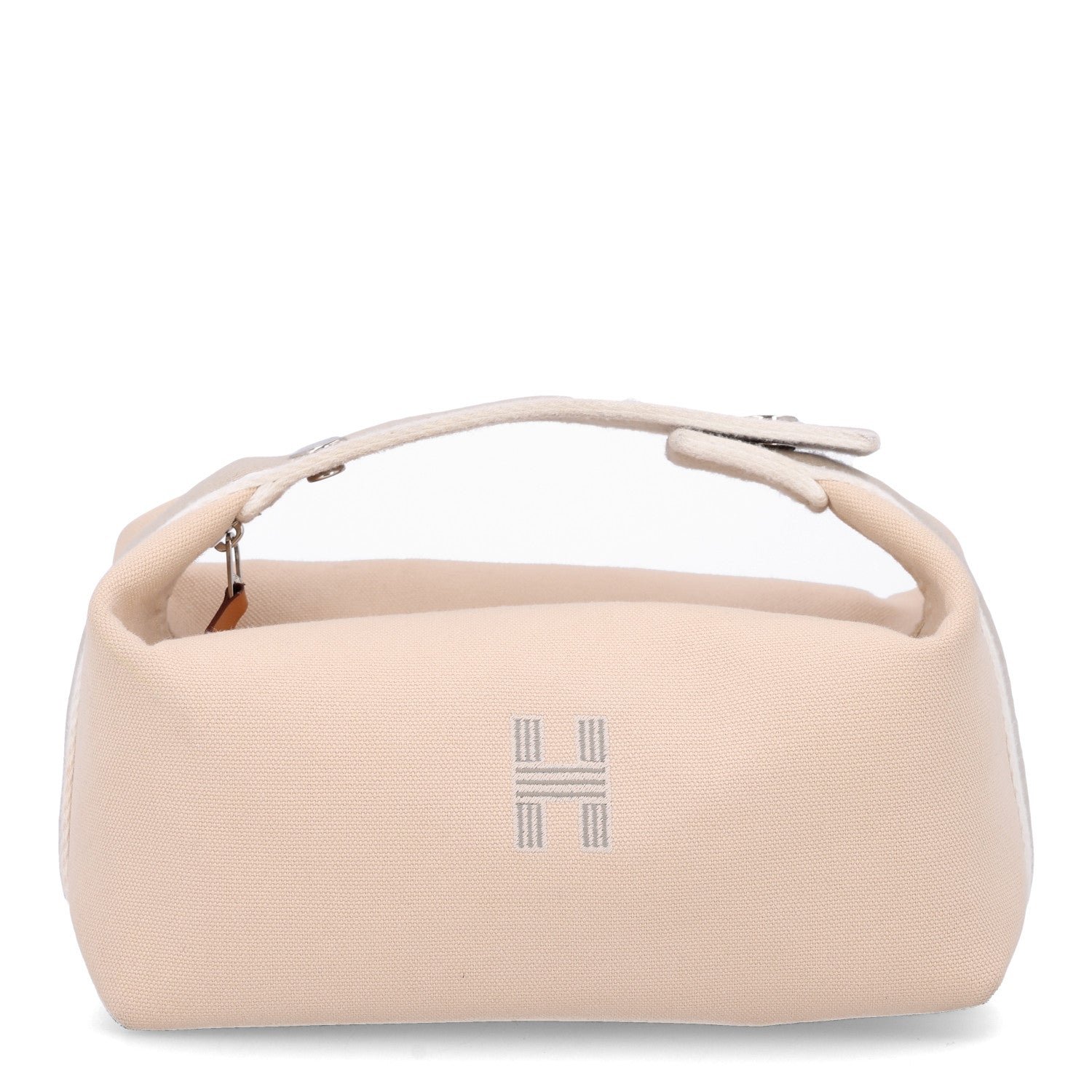 Hermes Canvas Small Bride-A-Brac Pouch Natural
