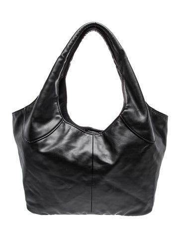 Themoire Leather Hobo