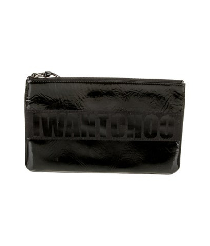 Jimmy Choo Choo Patent Leather Clutch