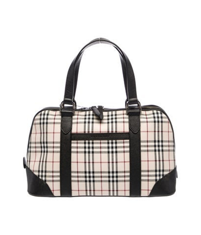 Burberry Nova Check Top Handle Bag