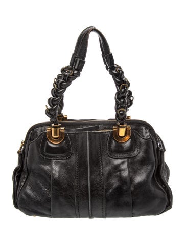 Leather Top Handle Bag