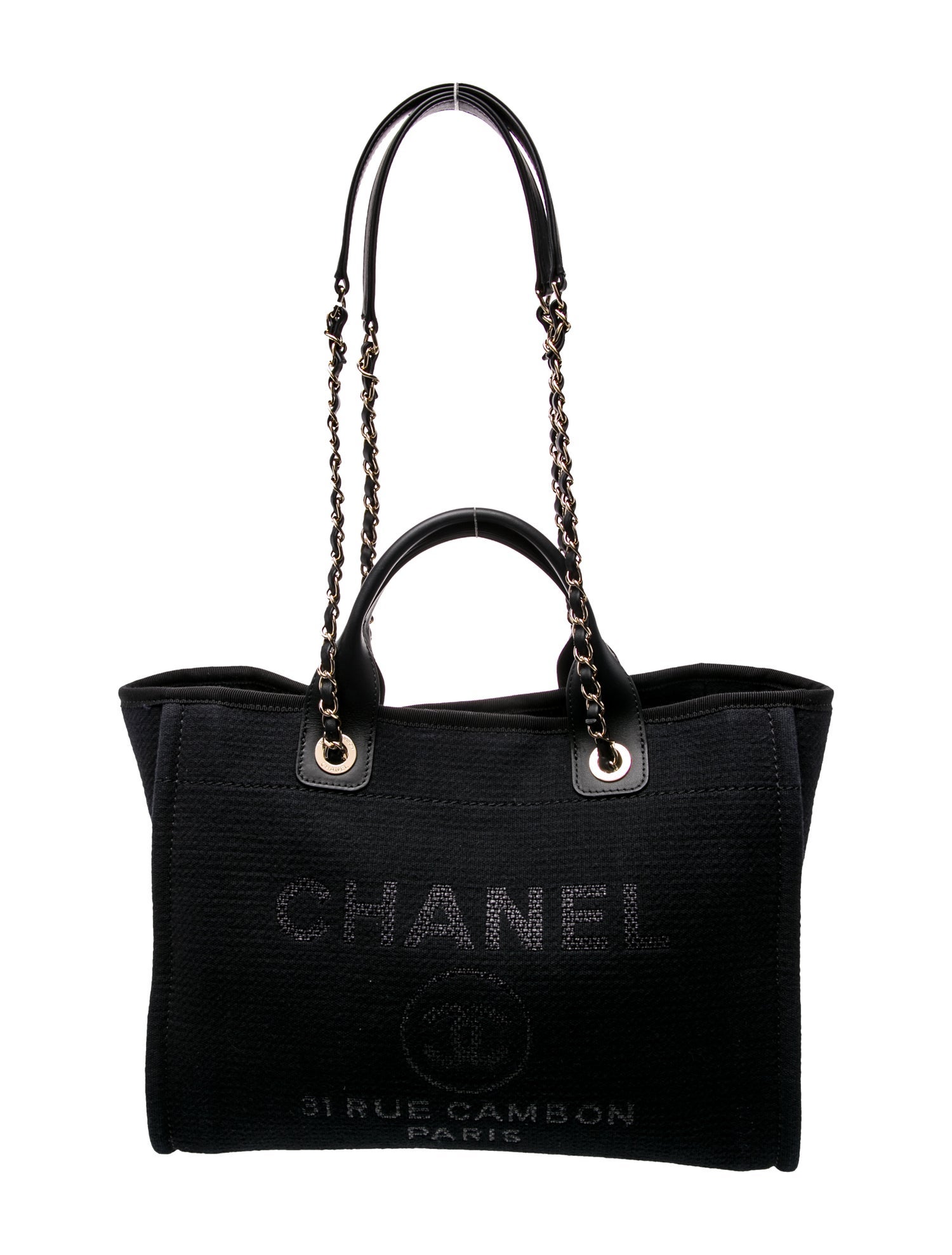 2024 Small Mixed Fibers Deauville Shopping Tote w/ Pouch