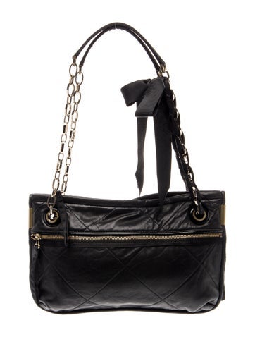 Quilted Top Handle Bag