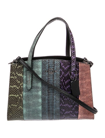 Python Top Handle Bag