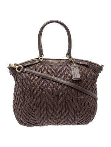 Leather Top Handle Bag