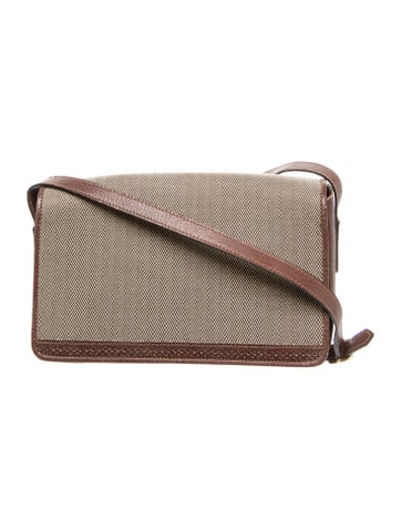 Mark Cross Leather Messenger Bag