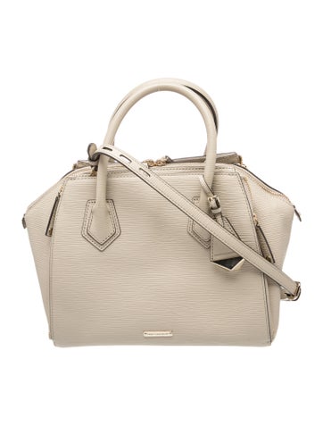 Leather Top Handle Bag