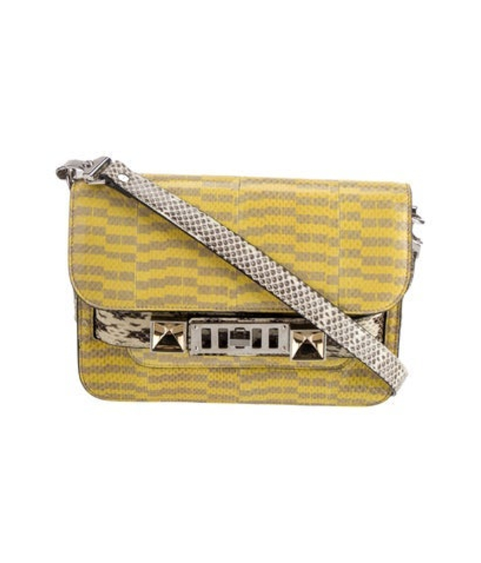 Proenza Schouler Schouler Embossed Leather Messenger Bag