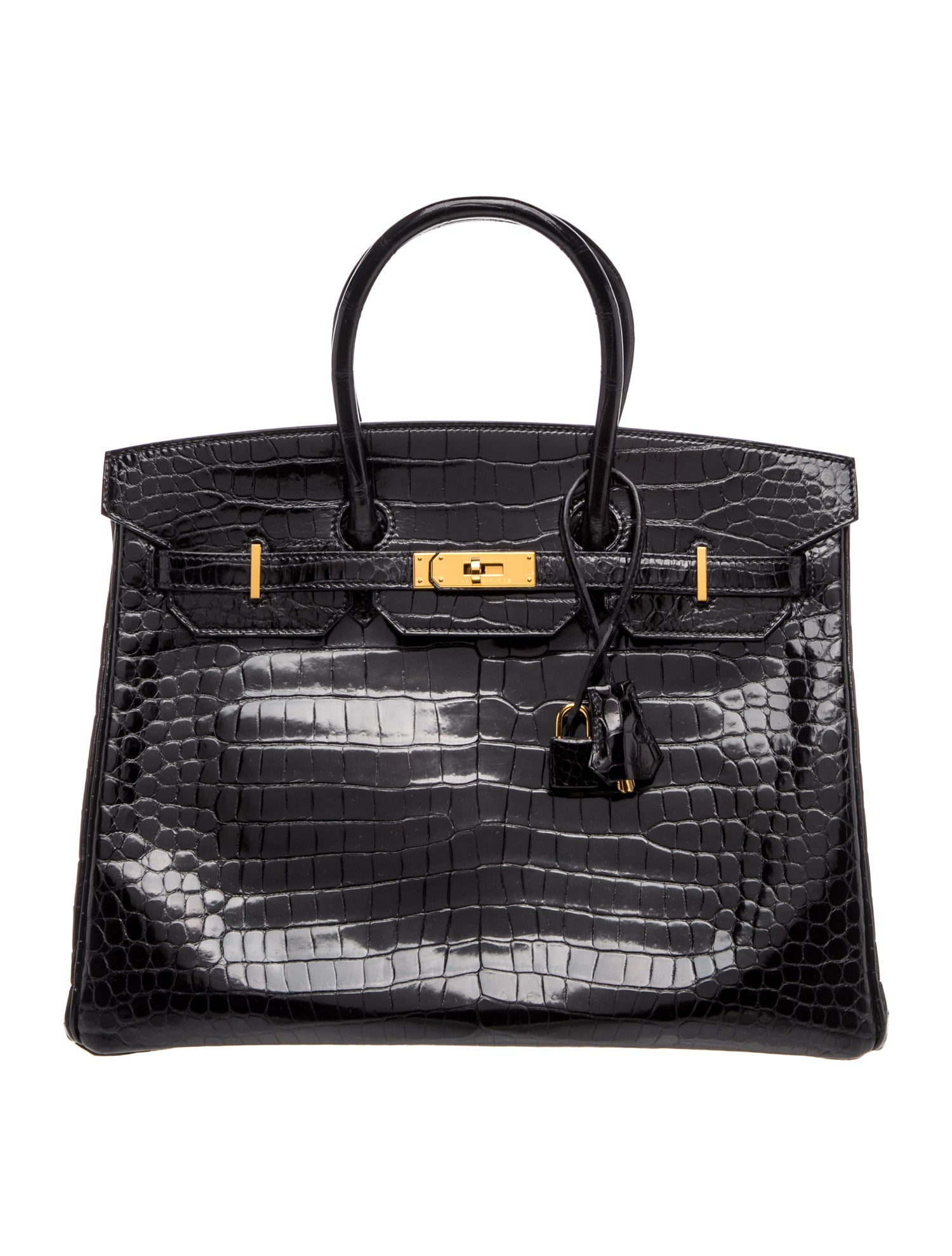 Shiny Porosus Crocodile Birkin 35
