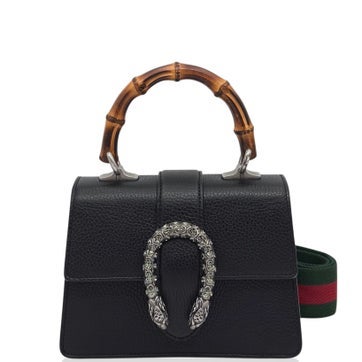 Canvas Dioysus Bamboo Top Handle Bag
