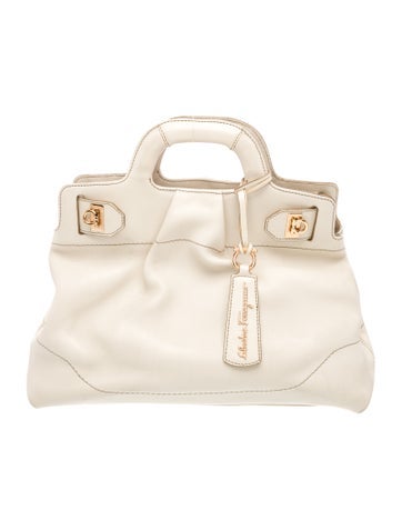 Salvatore Ferragamo Leather Top Handle Bag