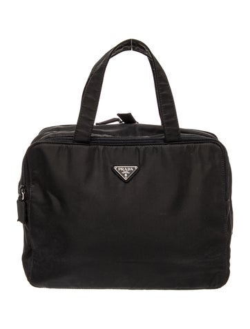 Tessuto Nylon Top Handle Bag