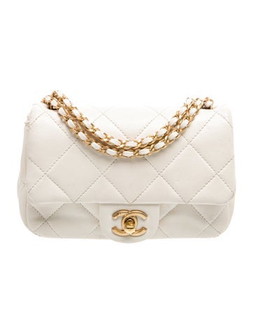 2024 Quilted Mini Pearly Flap Bag