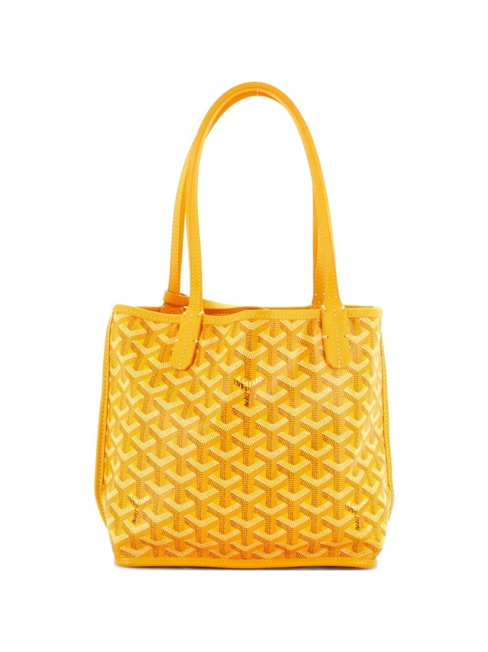 Anjou Reversible Tote Coated Canvas Mini satchel