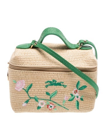 Longchamp Raffia Top Handle Bag