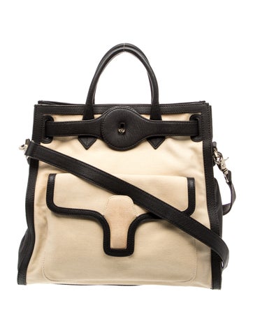 Balenciaga Canvas Top Handle Bag