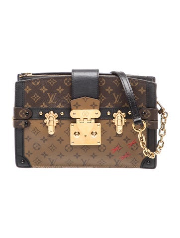 LV Monogram Reverse Monogram Trunk Clutch