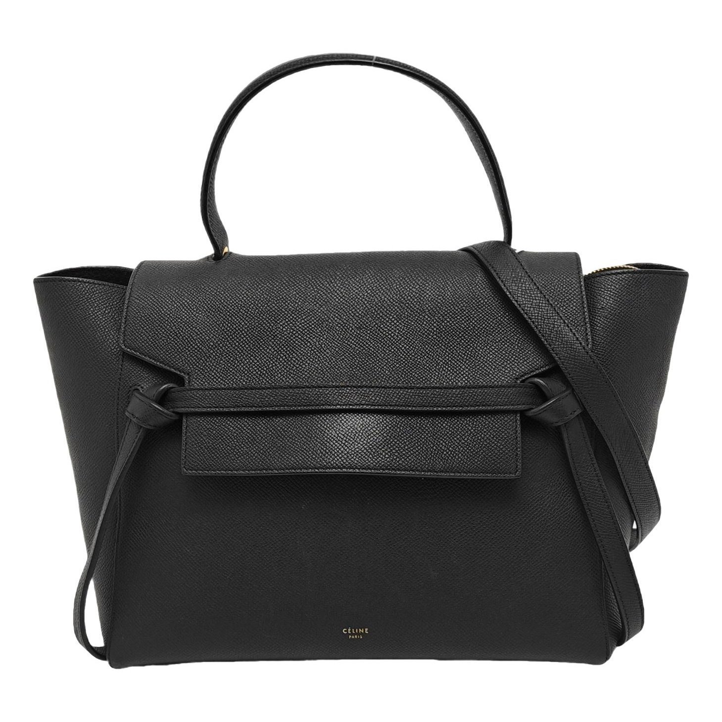 Belt leather handbag