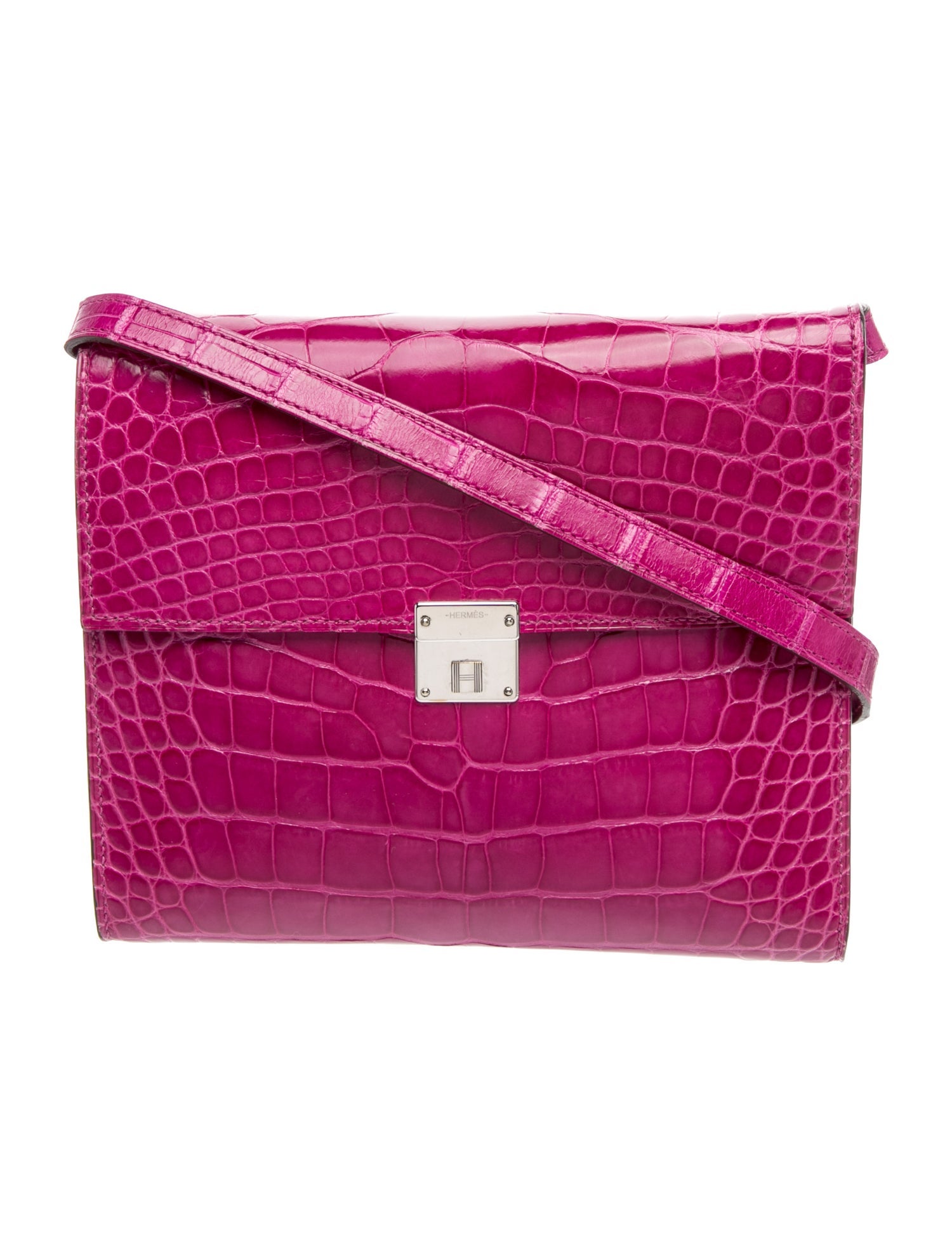 Shiny Alligator Clic 16 Wallet w/ Strap