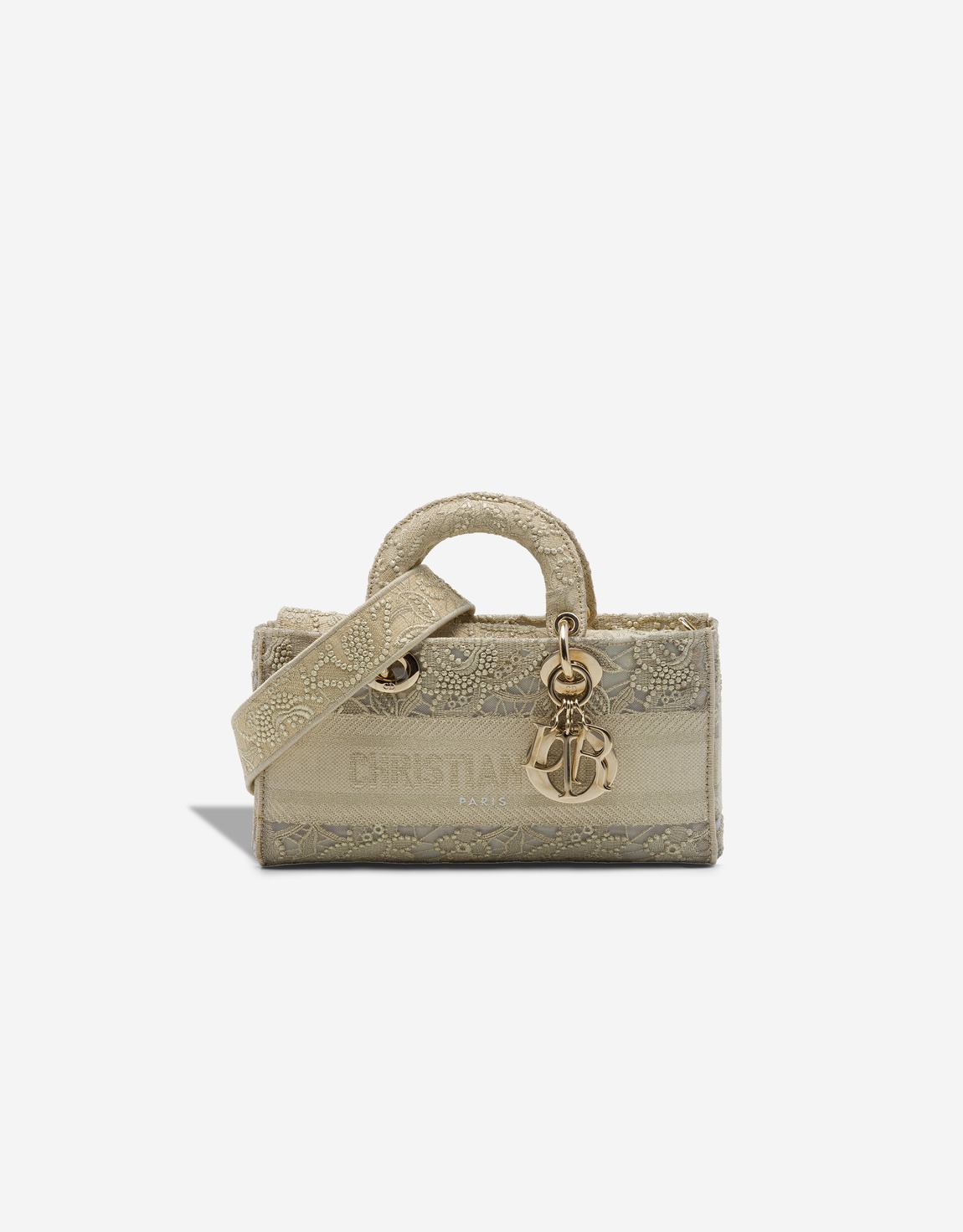 
		Lady D-Joy Medium Embroidery / Canvas Beige    