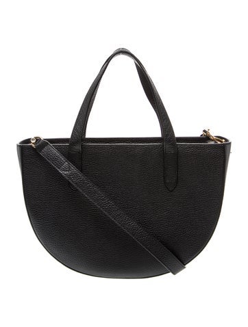 Leather Top Handle Bag