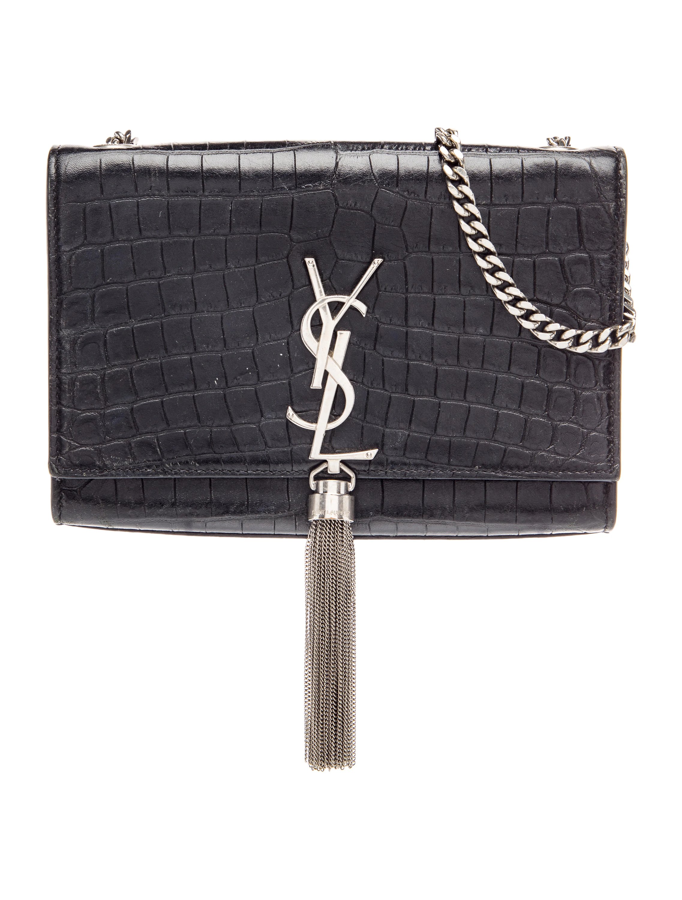Embossed Leather Kate Tassel Small