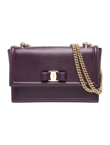 Ferragamo Leather Shoulder Bag