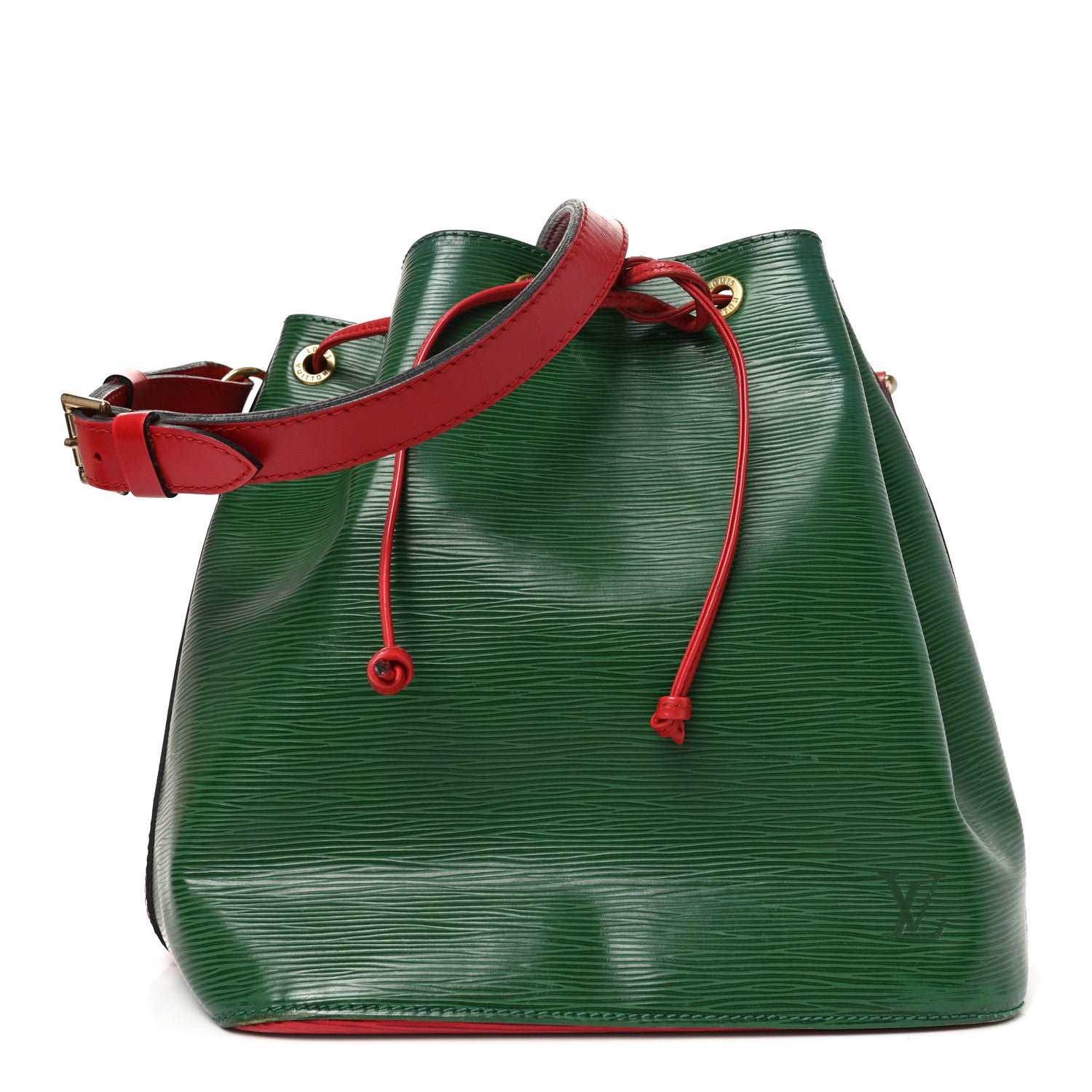 Louis Vuitton Epi Petit Bi-Color Noe Borneo Castillan Red