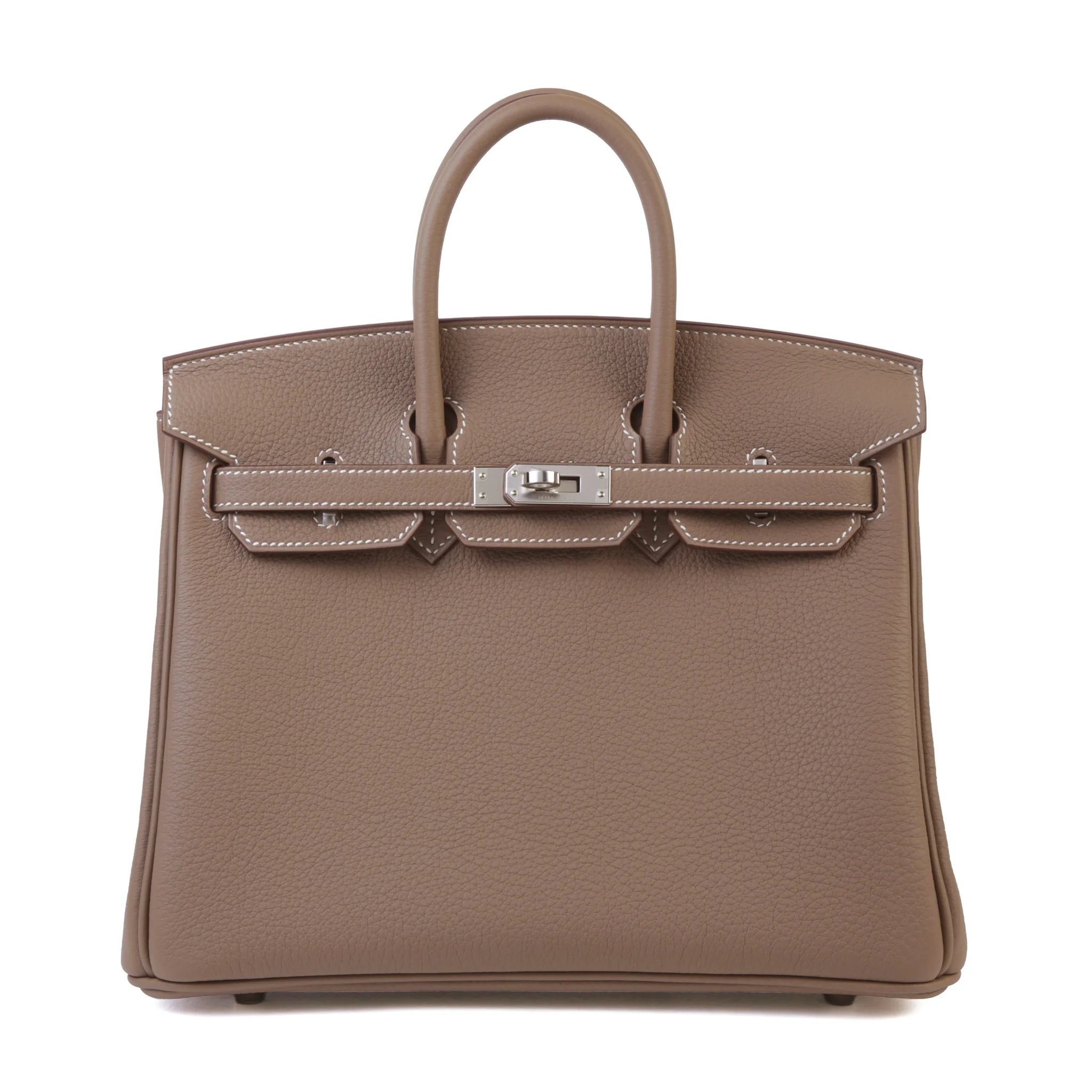 Brand New ( Rank N ) HERMÈS Birkin 25 Etoupe (18) Togo Palladium hardware G (2026)