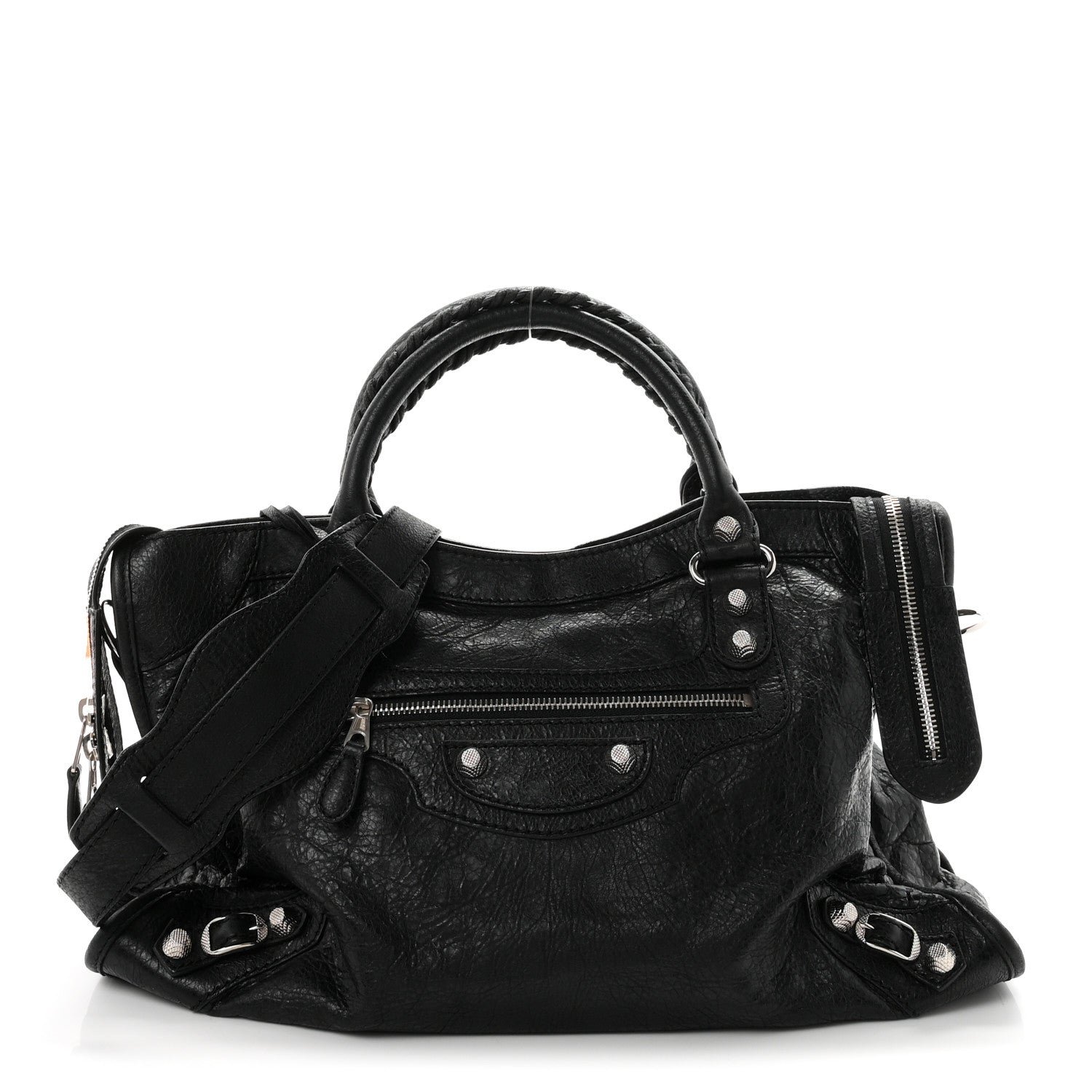 Balenciaga Balenciaga Agneau Giant 12 Silver Hardware City Black