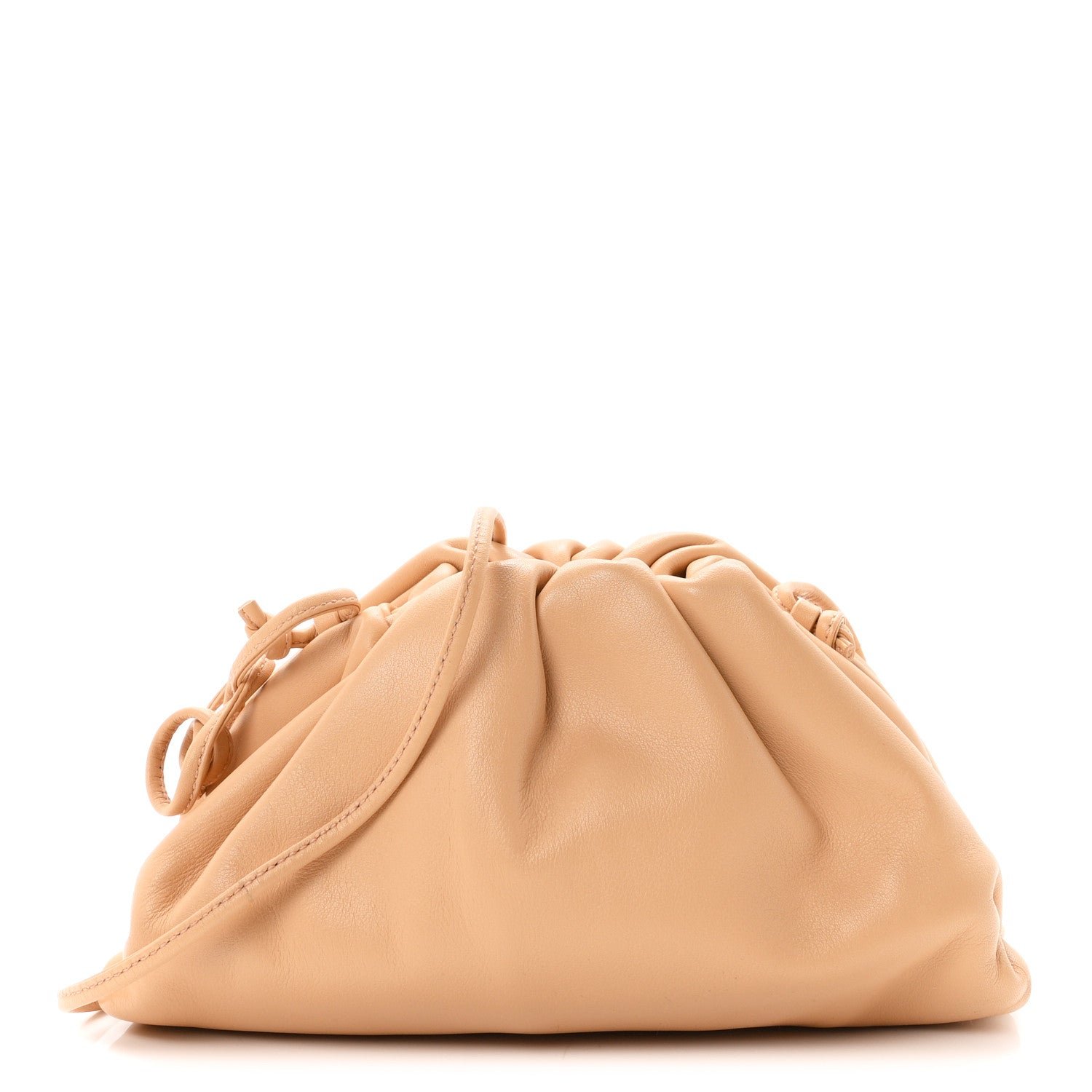 Bottega Veneta Butter Calfskin The Mini Pouch Nude