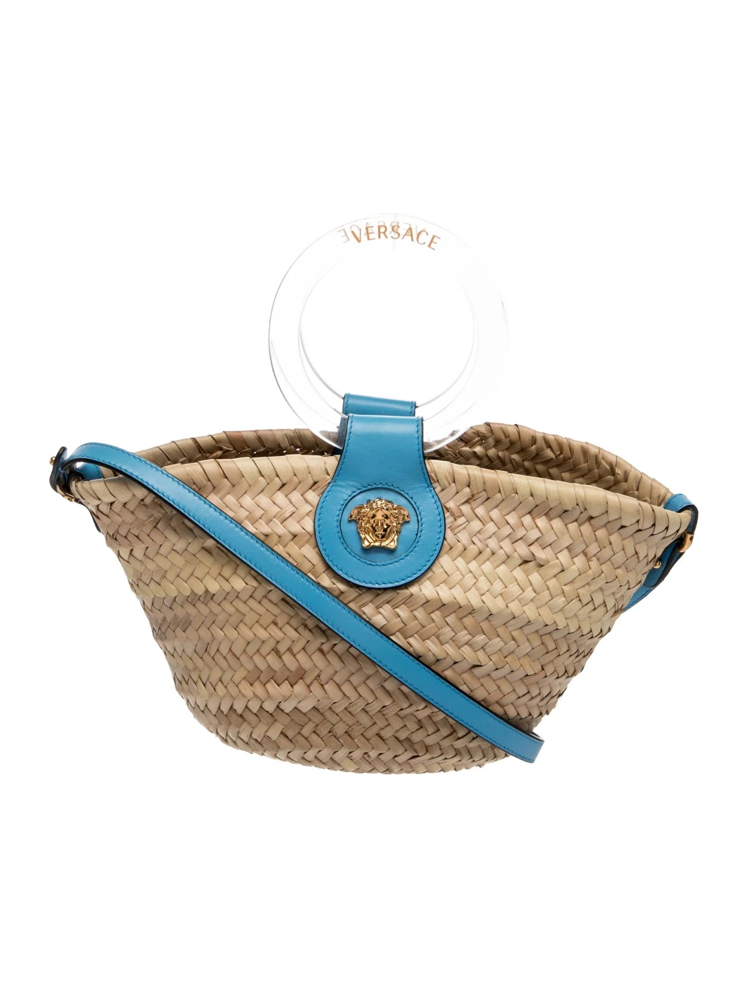 Straw Top Handle Bag