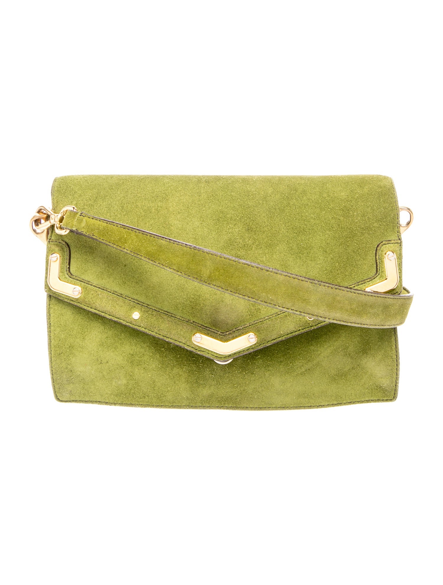 Prada Suede Shoulder Bag Vintage