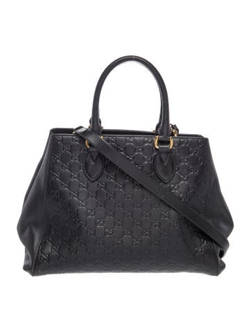 Gucci GG Signature Top Handle Bag Large