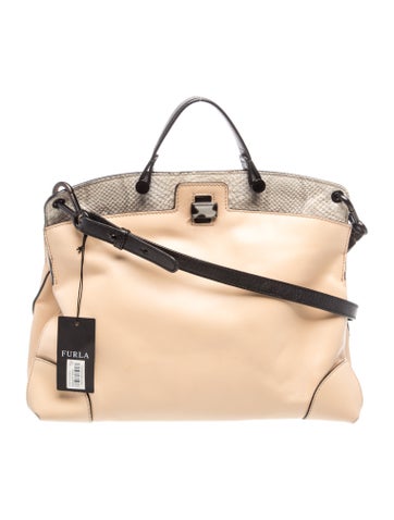 Leather Top Handle Bag
