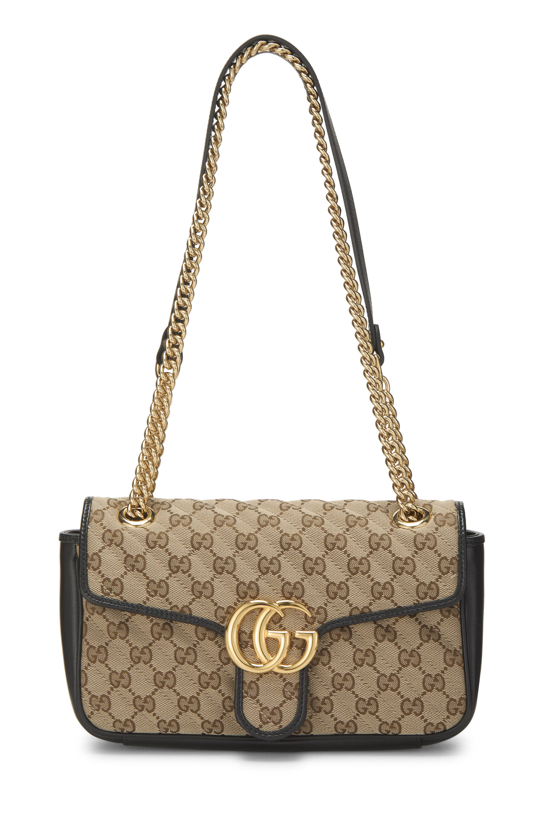 Gucci Original GG Canvas Marmont Shoulder Bag Small