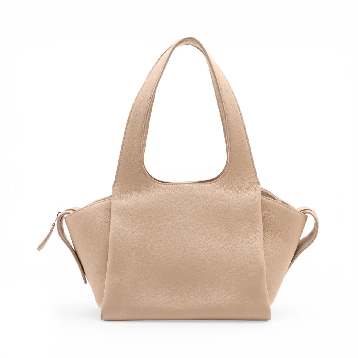 The Row TR1 Leather Tote bag Beige