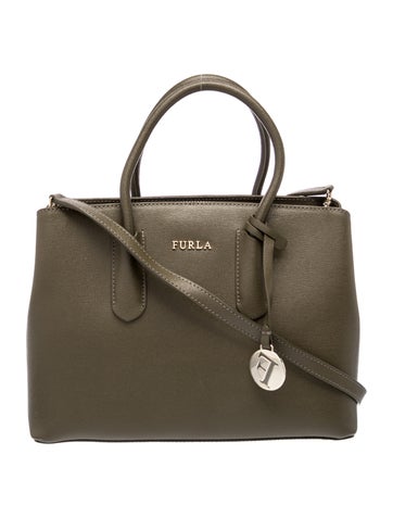 Leather Top Handle Bag