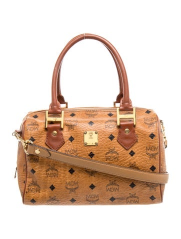 MCM Visetos Top Handle Bag Vintage
