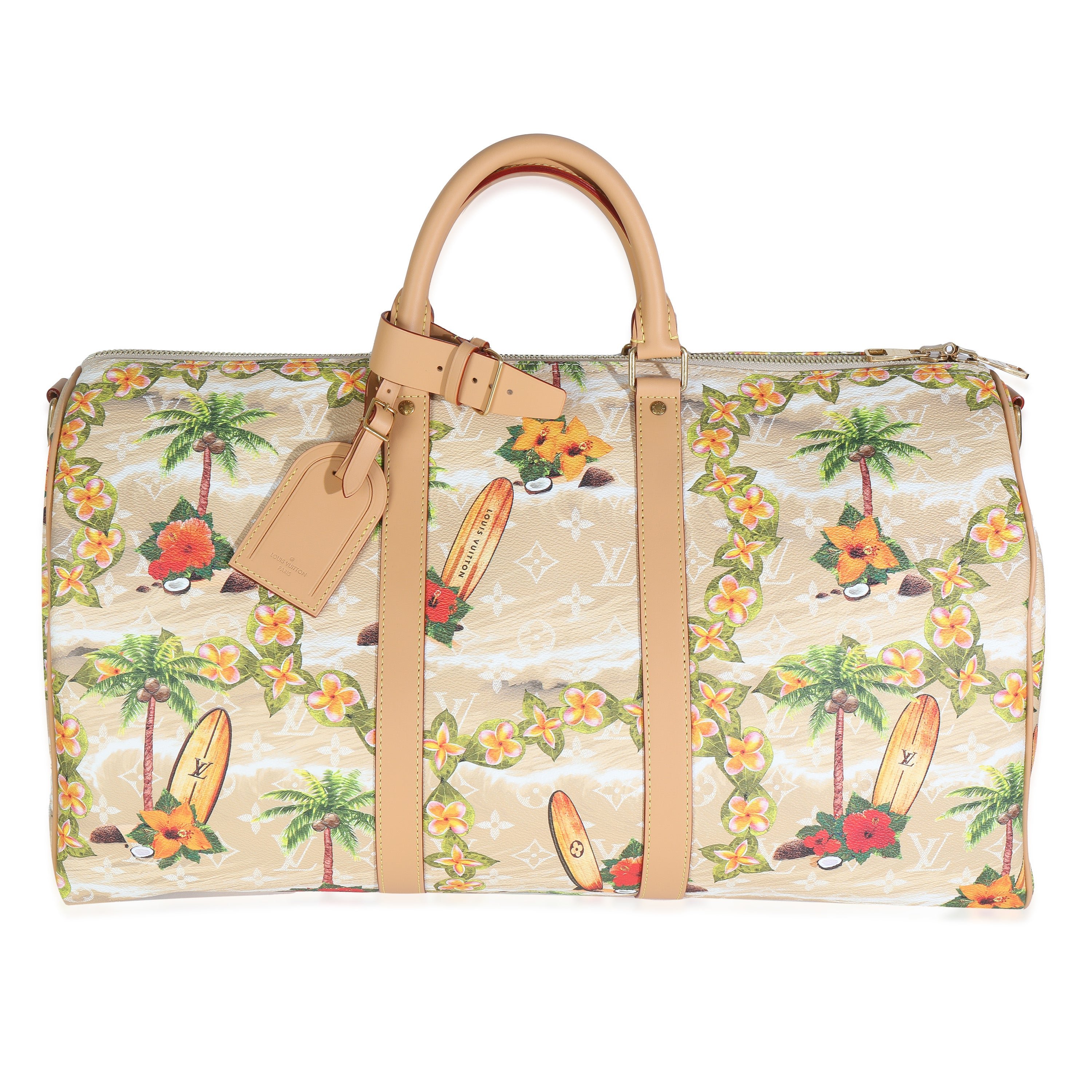 Louis Vuitton Monogram Surfin Keepall Bandouliere 50 Sand