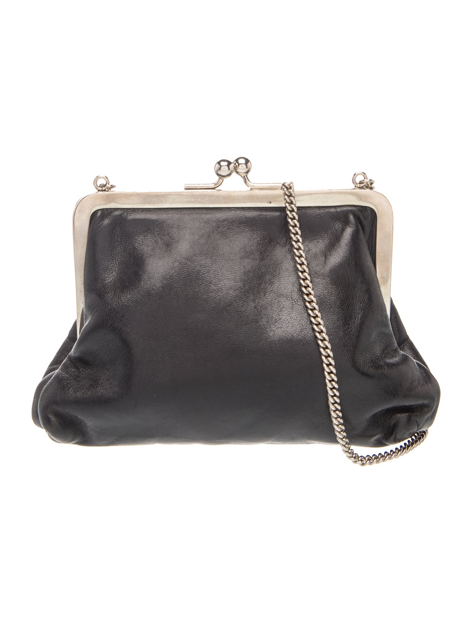 Leather Vintage Kiss-Lock Small Vintage