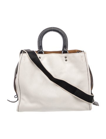 Leather Top Handle Bag