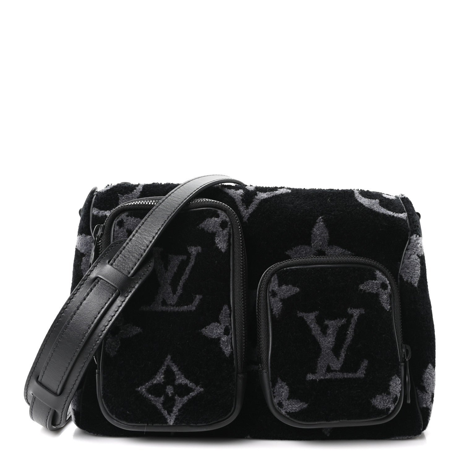 Louis Vuitton Monogram Eclipse Tuffetage Multipocket Speedy Black