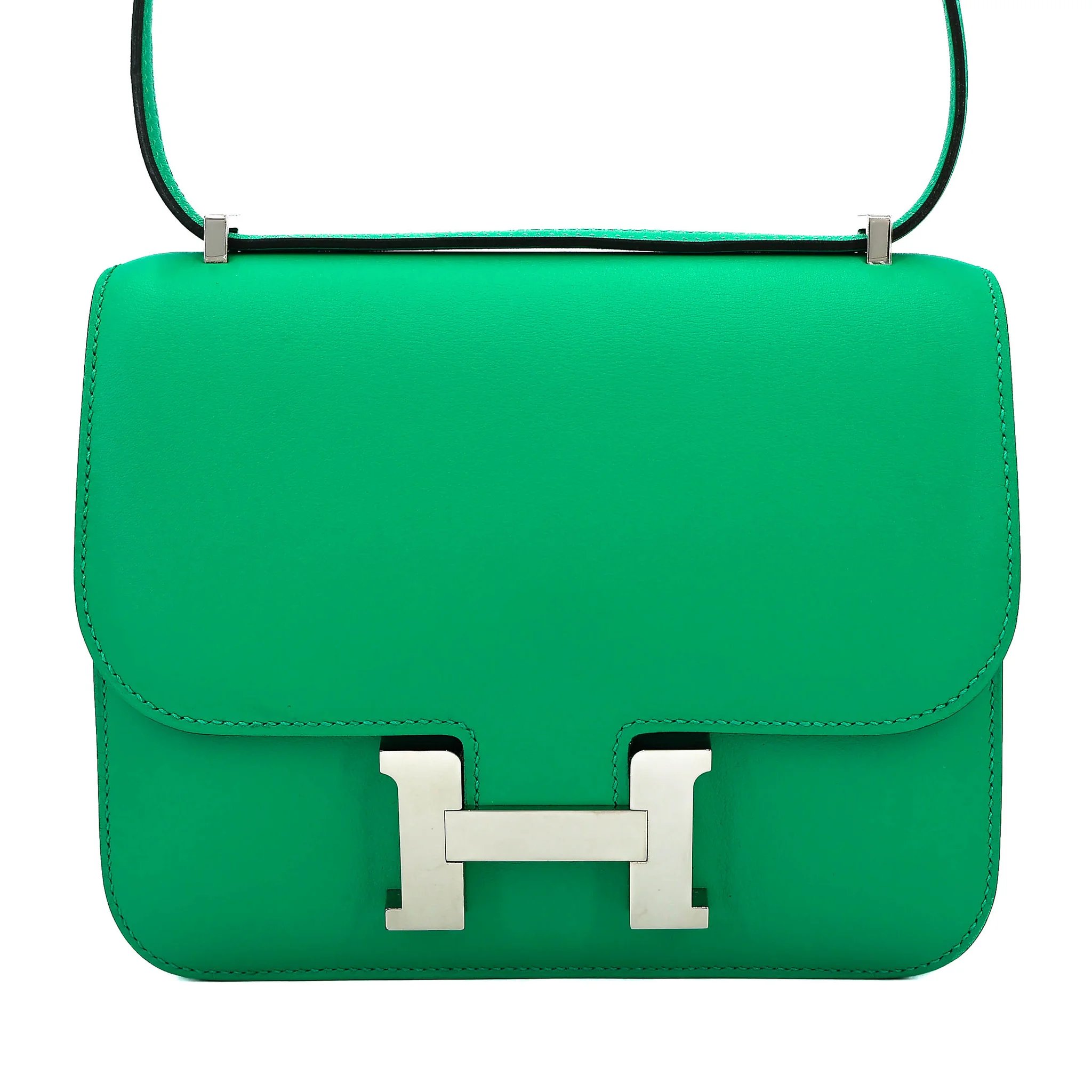 Hermes Constance Mini Vert Jade (O6) Swift Palladium hardware Y (2020)