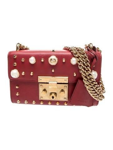 Faux Pearl Padlock Small