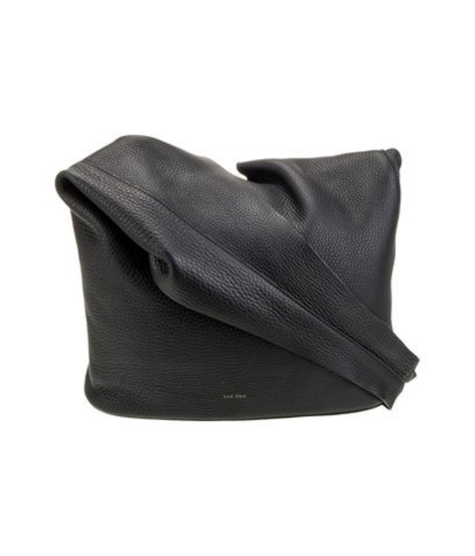 The Row Row Leather Messenger Bag