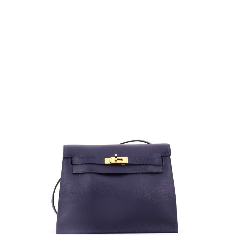 Bleu Nuit Evercolor Kelly Danse II Gold Hardware, 2020